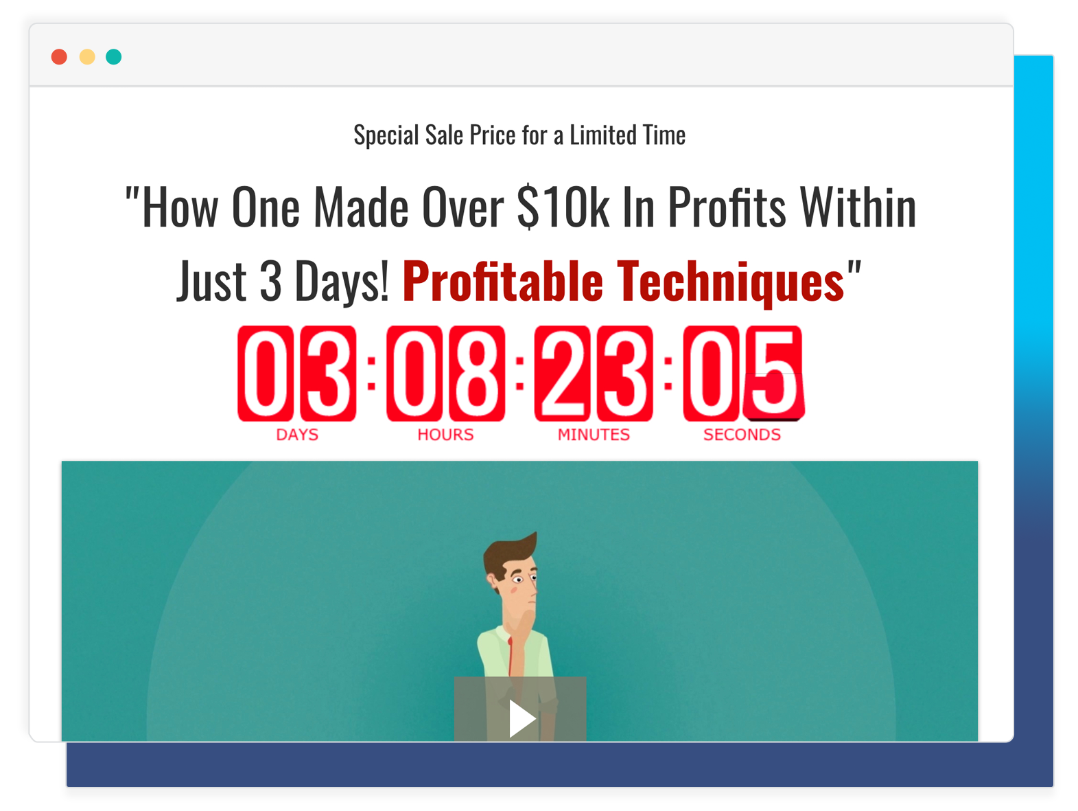 Deadline timer example sales